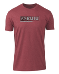KUIU Here to Hunt Gritstone T-Shirt | Cardinal